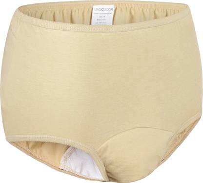 MAGICMOON Reusable adult diaper, Washable cloth diapers, Bedwetting Brief For Women Adult Diapers - M