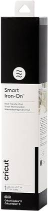 Cricut Smart Iron-On Heat-Transfer Vinyl 1 Sheet 33cm x 2.7m Black, (9ft) Paper Crafting Tool