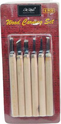L'art Coterie Wood Carving Tools set of 6 Combination Chisel Set