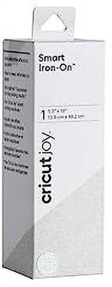 Cricut White Cricut Joy Smart Glitter Iron On Vinyl, DIY Supplies, 5.5" x 19" HTV Roll Paper Crafting Tool