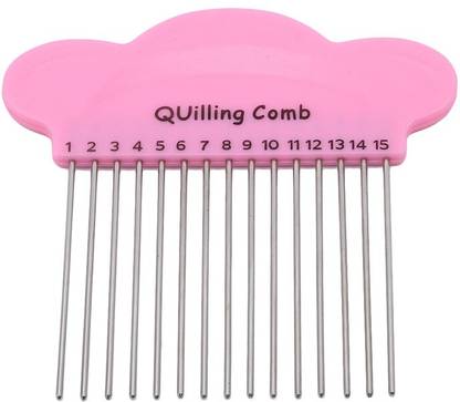 Kandle 1PCS Paper Quilling Comb Tool DIY Paper Craft Tool Paper Comb Weaver Art Tools Paper Crafting Tool