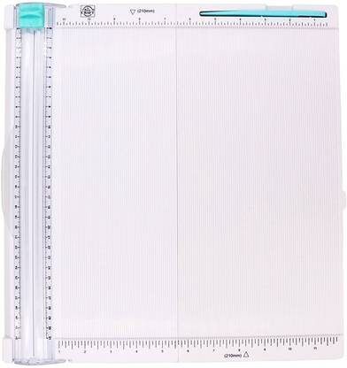 PEACORA Score Board and Paper Trimmer for Scrapbooking Art&Craft Card Box Making Scoring Rubber Grip Cutting Mat