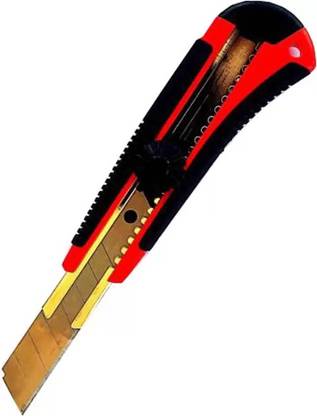 BALRAMA Steel Body 18mm Snap Off Cutter Art & Craft Blade Knife Paper Cutter SK-1 Snap off Cutter Knife Blade Wood Cutter