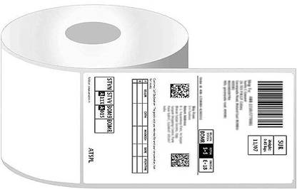 OneTech OfficeSmart Labels 3" x 5" Direct Thermal Labels SELF ADHESIVE Paper Label
