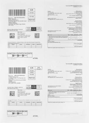 GORISHI Easyship Matt Sticky Labels (A4 Size Sheet with 4 Pre-Cut Labels Per Sheet) - Suitable for Inkjet Printers (200 Sheets) Self-adhesive Paper Label