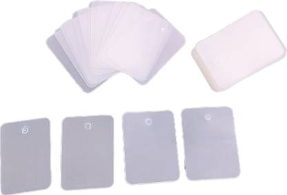 90 Degree 100 pcs Plastic PVC Card Label Tag with Hole for Clothes Jewellery Price Tagging Hanging Paper Label