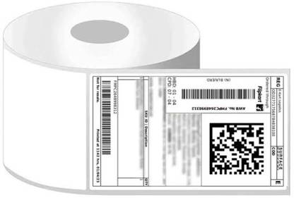 My Machine Thermal 400 Shipping Labels Printer Sticker Roll (White, 3" x 5") Pack of 1 STICKER Paper Label