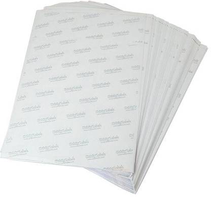 PINACO INDIA Sticky Paper a4 Print Order Shipping Address Pre-Cut Labels Stickers Labels Sticker Paper Label
