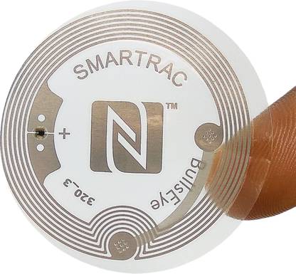 linqs Best scan Strength NFC Tags | Original NXP chip | Smartrac Bullseye NTAG213 (Set of 4 ) NFC Paper Label