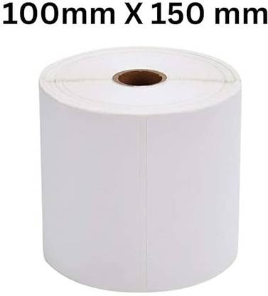 prezotech Barcode Labels DT Roll - 100mm X 150 mm, Amazon & Flipkart Labels Guming Paper Label