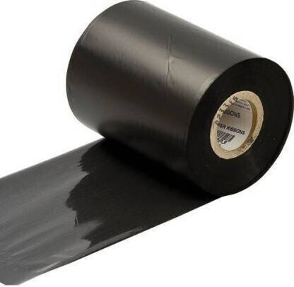 True-Ally 1 roll of 105 X 300 Meters Thermal Transfer Barcode Labels Ribbon Premium Wax for Printer TSC, Zebra, Citzen, Datamax, Thosiba, Sato Etc. Premium Wax Ribbon coated outside Paper Label