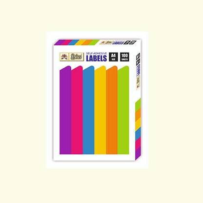 GlobalTrends Lotus Self Adhesive Sticky Labels Size Paper Label