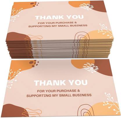 VAAIMAI 120 Pcs Small Business Cards Set, 3.5 Inch Suitable for Business Owners 3.5X2 In Non-adhesive Paper Label