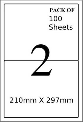 Ivory JPC Self Adhesive Paper Label