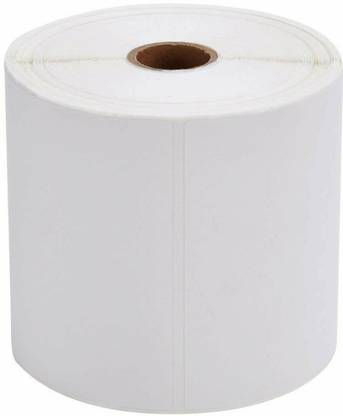 Torexo Sales 400pc/1 Roll 4 x 6" DT Direct Thermal Printer Paper Adhesive Paper Shipping Labels for Direct Thermal Printing Bar Code Printers Self- Adhesive Paper Label