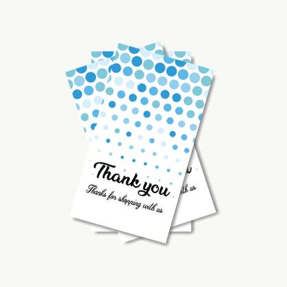 Write now best kaniska Thank you cards Non adhesive Paper Label