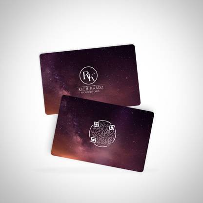 RICH KARDZ NFC Card & Smart Contactless Digital Business Card (RK011) Non-Adhesive Paper Label