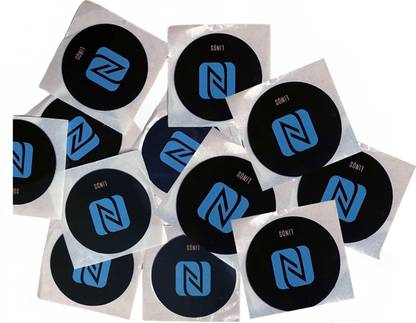 linqs High Memory NTAG215 NFC Stickers | Waterproof | Amiibo & TagMo (Set of 6 ) NFC Paper Label