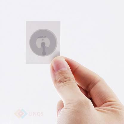 linqs NTAG213 Rewritable NFC Tag Sticker | 144 Bytes Memory | For All NFC Devices (Set of 25 ) NFC Paper Label