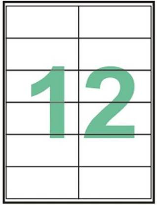DESMAT A4 sheet 12label and sticker Self-adhesive Paper Label