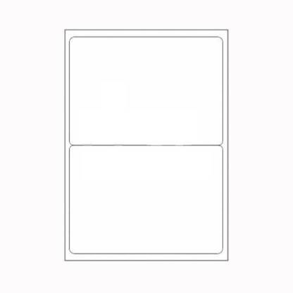 DESMAT 2 label per A4 paper sheet Self-adhesive Paper Label