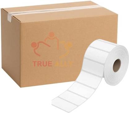 True-Ally Direct Thermal Barcode Label Sticker- 2 x1.18in-1000 Labels/Roll - (Pack of 20). Self Adhesive Paper Label