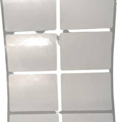 Solitaire 50x38 Non Tearable Glossy Label ,2 UP,1 roll of 3000 labels,For Shipping Self Adhesive, Full Gumming Paper Label