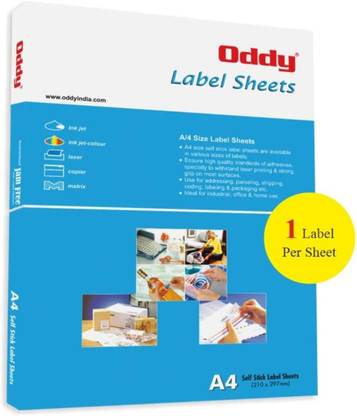 Oddy ST-1A4100 Sticker Paper Label
