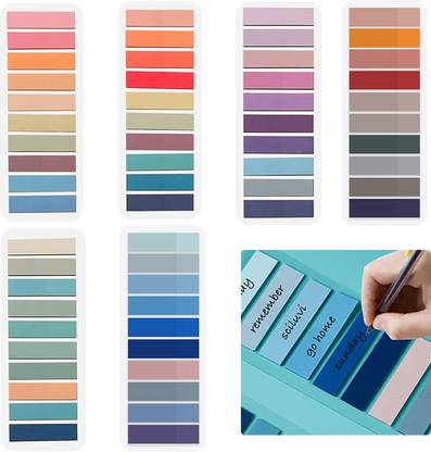 HASTHIP Morandi Color Sticky 20 Sheets Regular, 10 Colors