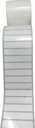 Solitaire 70x15 Non Tearable Label ,1 Up,1 roll of 3000 labels,Pack of 2,Total 6000 Label Self Adhesive, Full Gumming Paper Label