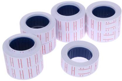 SPERO White Pricemarker Label Stickers Fit Most of Price Tag Machines 21mm-12mm self Paper Label