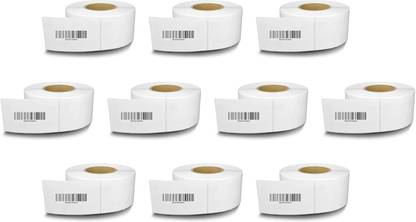 BlackDreams DT 75mm x 125mm (3" × 5" Approx) Direct Thermal Address Shipping Labels Printer Sticker for E-Commerce 300 per Roll - Pack of 10 Paper Label