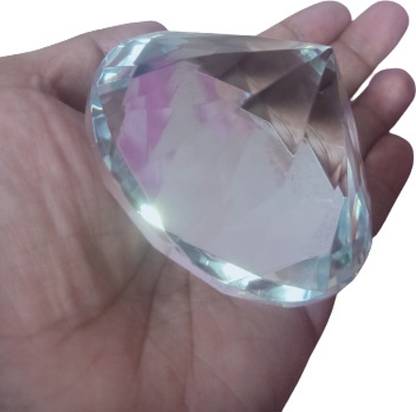 365 Degree White Crystal Paper Weights  with Diamond