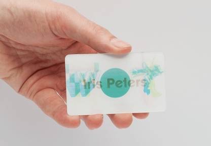 DKSArtStudio Customized 3D Business/Visiting Cards Lenticular Paper Weights  with Holographic