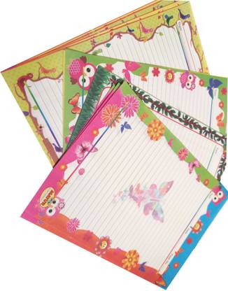 KRASHTIC Design Sheet For School Homework And Project Set of 40 Sheet ,70Gsm Ruled A4 75 gsm A4 paper