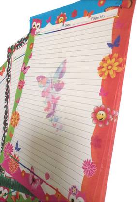 KRASHTIC Project Sheet For School Assignment Pack of 40 ,70 GSM Paper Ruled A4 70 gsm Project Paper