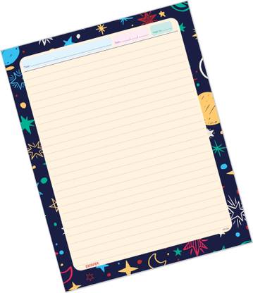 ESCAPER Premium Multicolor Series Ruled A4 70 gsm Project Paper