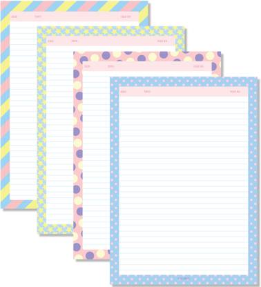 Fun Lines Project Papers Ruled A4 80 gsm Coloured Paper