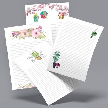 Zaslan Stationery Writing Paper Ruled A4 100 gsm A4 paper