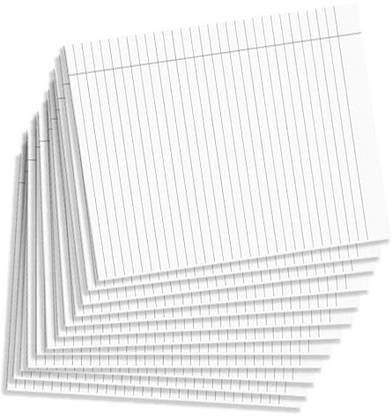 Freedy Freedy A4 Size one Side Ruled White Sheet (Pack of 100 sheets) Project/Assignment/Practical/Homework(A4-100 Sheet OSR White A4 90 gsm A4 paper