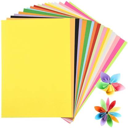 Eclet 100 Coloured Sheets (10 Sheets each color) Copy Printing/Art and Craft Paper Double Sided ColouredOffice Stationery Birthday Gift,christmas decor etc A4 90 gsm Coloured Paper