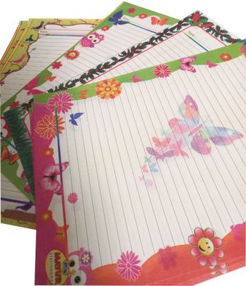 KRASHTIC 40 Sheet One Side Ruled Design Sheet For Practical Work Ruled A4 70 gsm Project Paper
