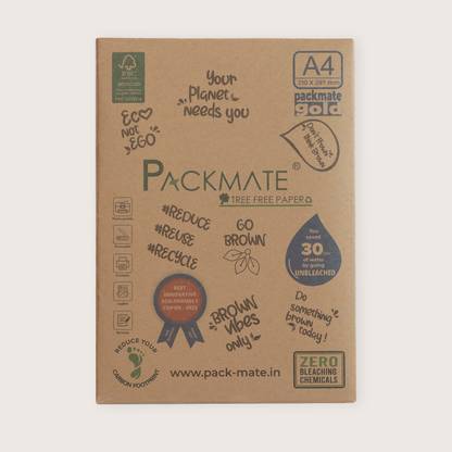 packmate Packmate Gold Copier A4 Size, Made From 100% Recycled Paper 75 gsm Printer Paper