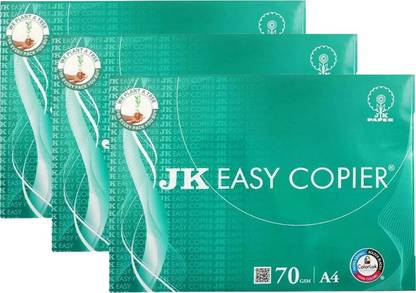 JK पेपर Copier | 500 Sheets (Per Packet) रेखाहीन A4 A4 पेपर