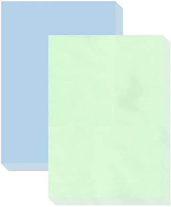 ESCAPER Mint & Aqua Colour Paper A4 Size Bundle (160 Sheets Pack - 297mm x 210mm) Unruled A4 75 gsm A4 paper