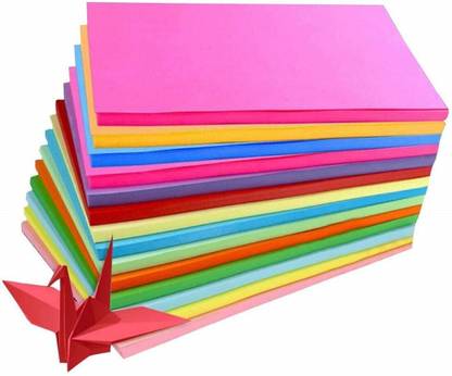 DSR 100 Coloured Sheets (10 Sheets each color) Copy Printing/Art and Craft Paper Double Sided ColouredOffice Stationery Birthday Gift,christmas decor etc A4 90 gsm A4 paper