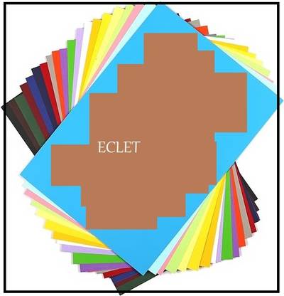 DSR 100 Sheets, 10 Assorted Colors A4 Size Cardstock Paper Colored Paper for Card Making, Craft, Scrapbooking, Party Decors, A4 90 gsm A4 paper