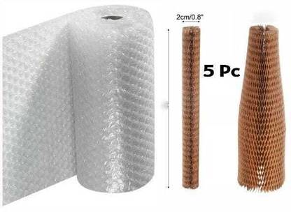 SHRI BALAJI PUBLICATION 60 Ft Bubble Wrap Roll for packing Purpose | Plastic Bubble Roll 60 Ft X 2 Ft 60 gsm A4 paper