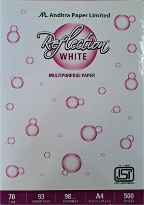 Acme Reflection White A4 Plain A4 70 gsm A4 paper