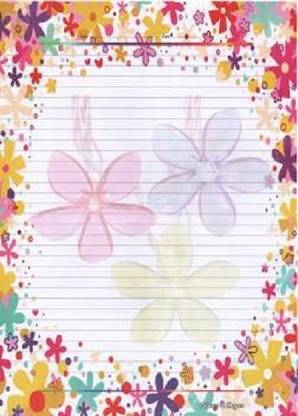 Eclet A4 Designer Sheets for Project Design Print Sheets 100 Papers for Projects One Side Ruled Multipurpose Designer Colored Art & Craft Sheets A4 100 gsm A4 paper